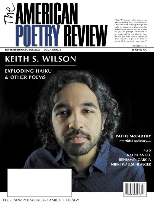 Title details for The American Poetry Review by World Poetry, Inc - Available